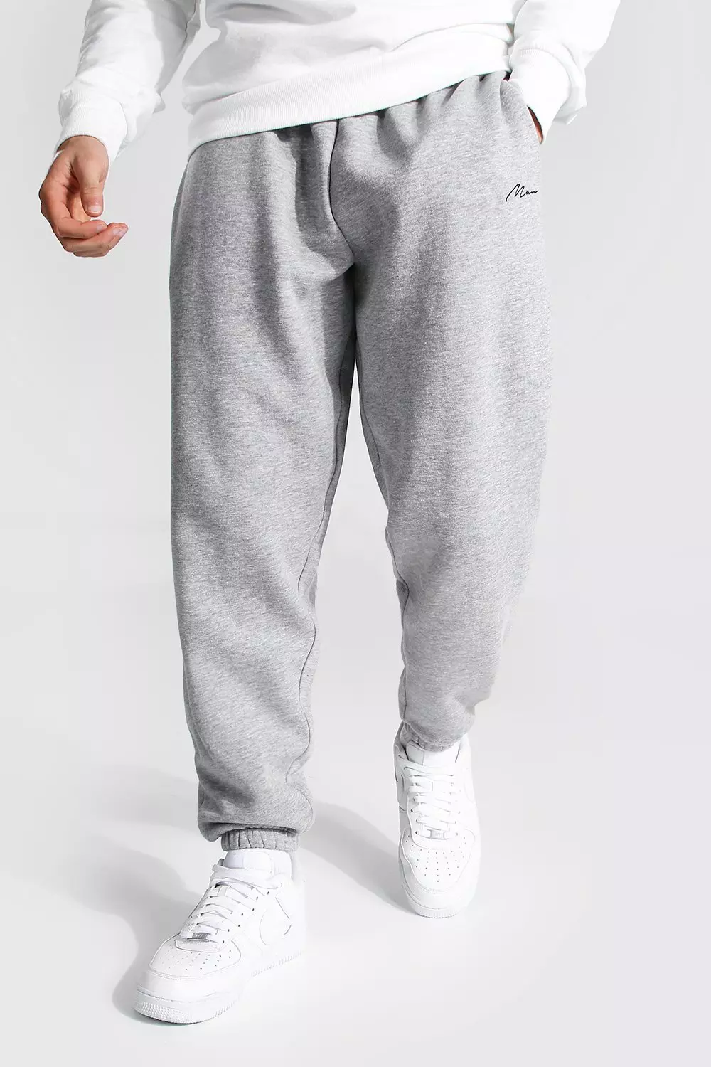 Boohooman loose fit joggers hotsell